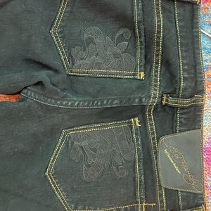 Women’s Ed hardy low rise skinny jeans